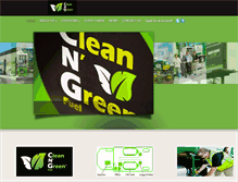 Tablet Screenshot of cleanngreenfuel.com
